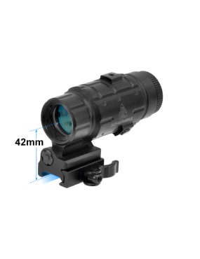 UTG® 3X Magnifier with Flip-to-side QD Mount