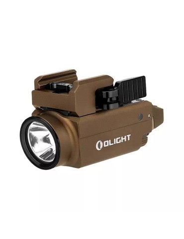 Olight BALDR S 800 lm, Desert Tan- zelený laser
