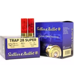 Sellier & Bellot  12/70 TRAP Super, 2,4 mm, 28 g.