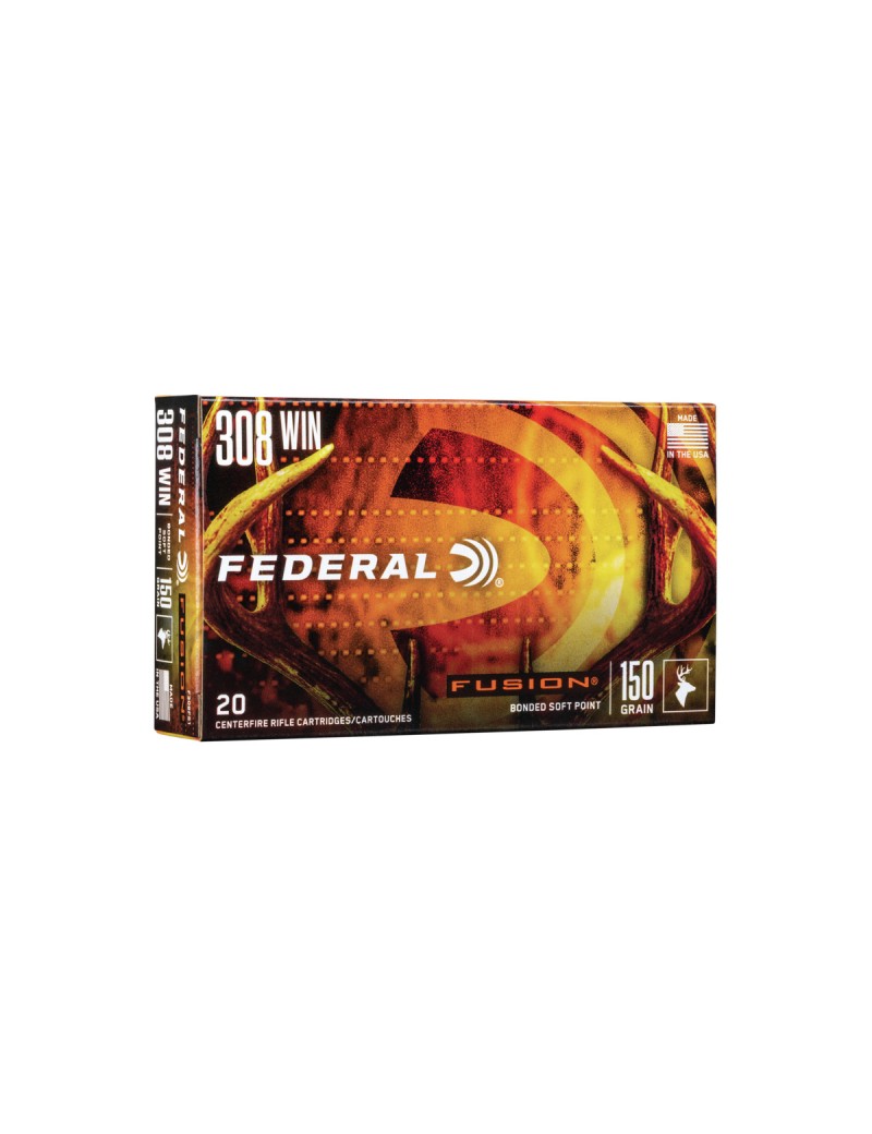 Federal 308 Win. 150 g. Fusion